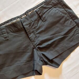 Hurley Juniors‎ Size 11 Black Flat Front Stretch Shorts Hiking Walking Fishing